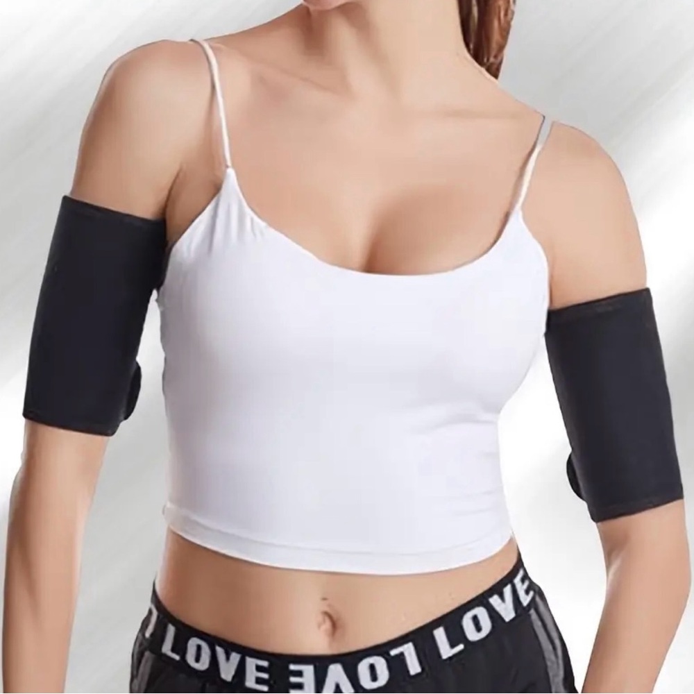 Black and Silver Arm Shapers for Ultimate Toning, NEW - Picture 4 of 7